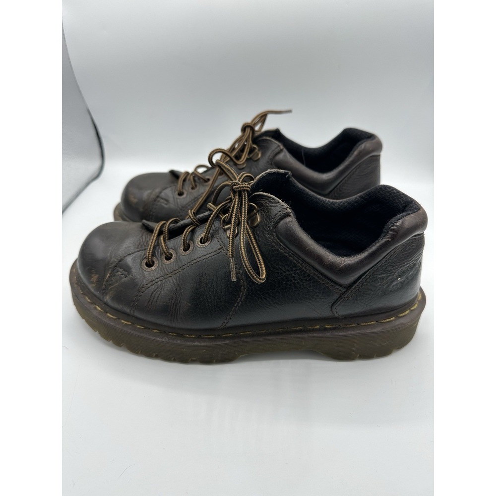 Dr Martens 10940 AW004 Mens 8 Brown Leather Oxford Shoes Y2K Chunky AirWair - Picture 6 of 10